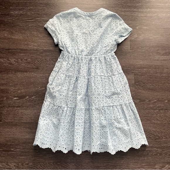 Anthropologie Maeve Harper Eyelet Babydoll Mini Dress - Picture 6 of 9